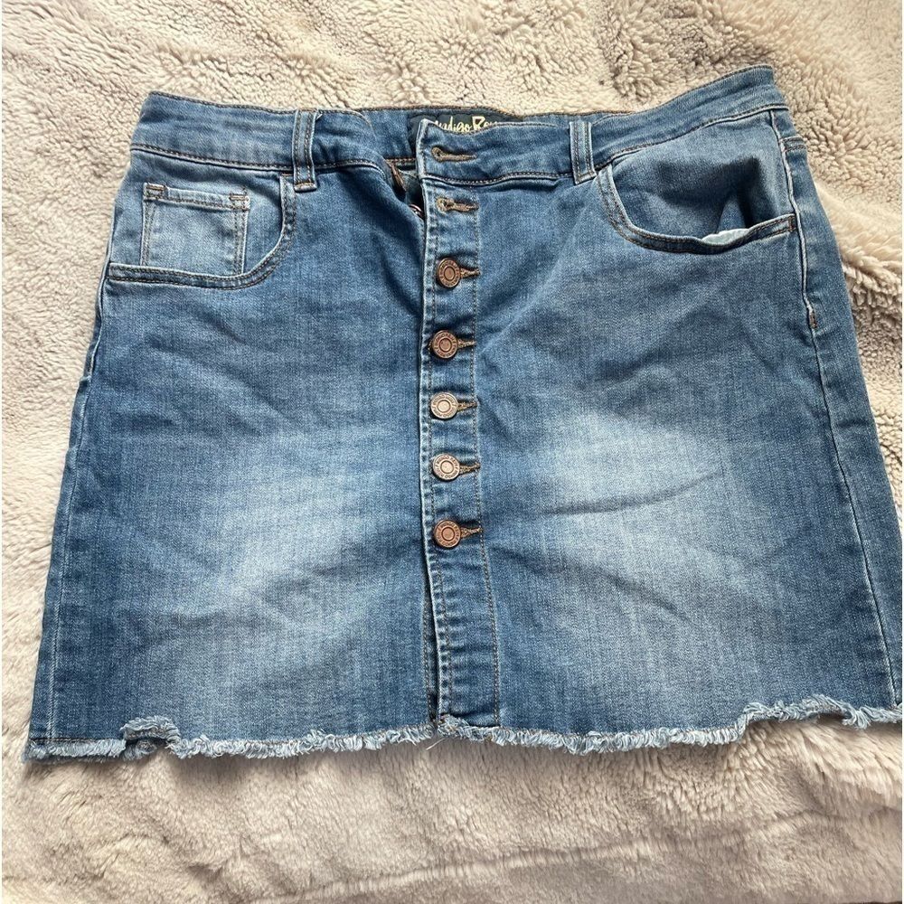 3/$30 Indigo rein Jean skirt